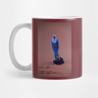 Morocco. Sahara. Sand Dune Downhill - The Berber Style. Mug